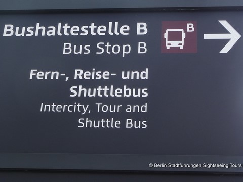 Tour Bus Stop BER Airport Berlin