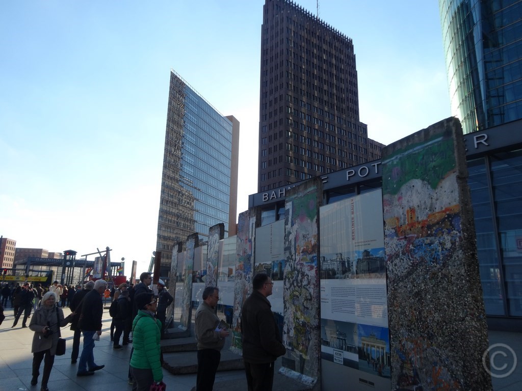 The Berlin Wall at Potsdamer Platz