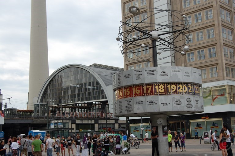 Alexanderplatz Berlin World Time Clock