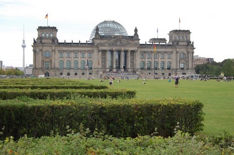 Reichstag Parliament Building in Berlin